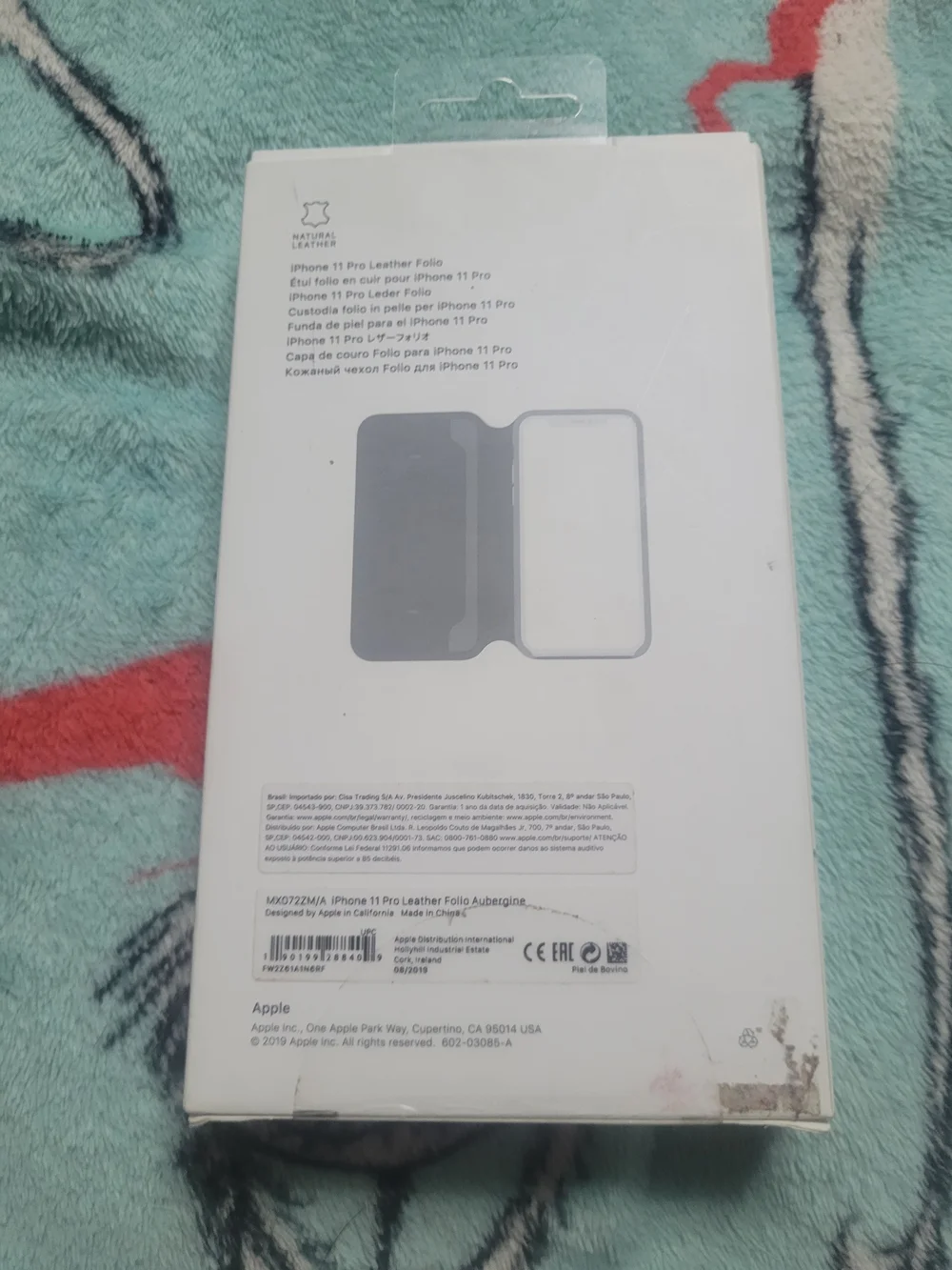 Apple iPhone 11 Pro Leather Folio Case - Purple